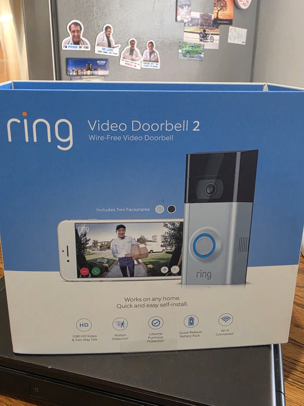Ring Video Doorbell 2 - Silver/Black